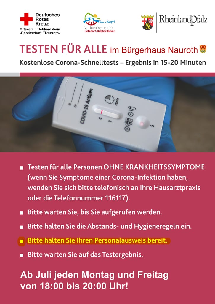 Testzentrum Nauroth