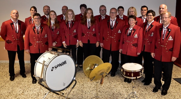 Gruppenfoto des Musikvereins 'Rot-Wei' Nauroth e.V.